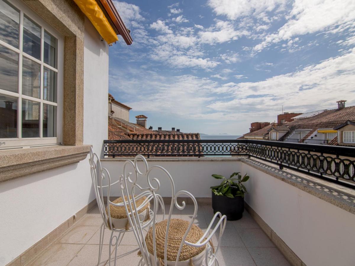 Apartamento Ático con Terraza y Vistas Playa Silgar Sanxenxo Exterior foto