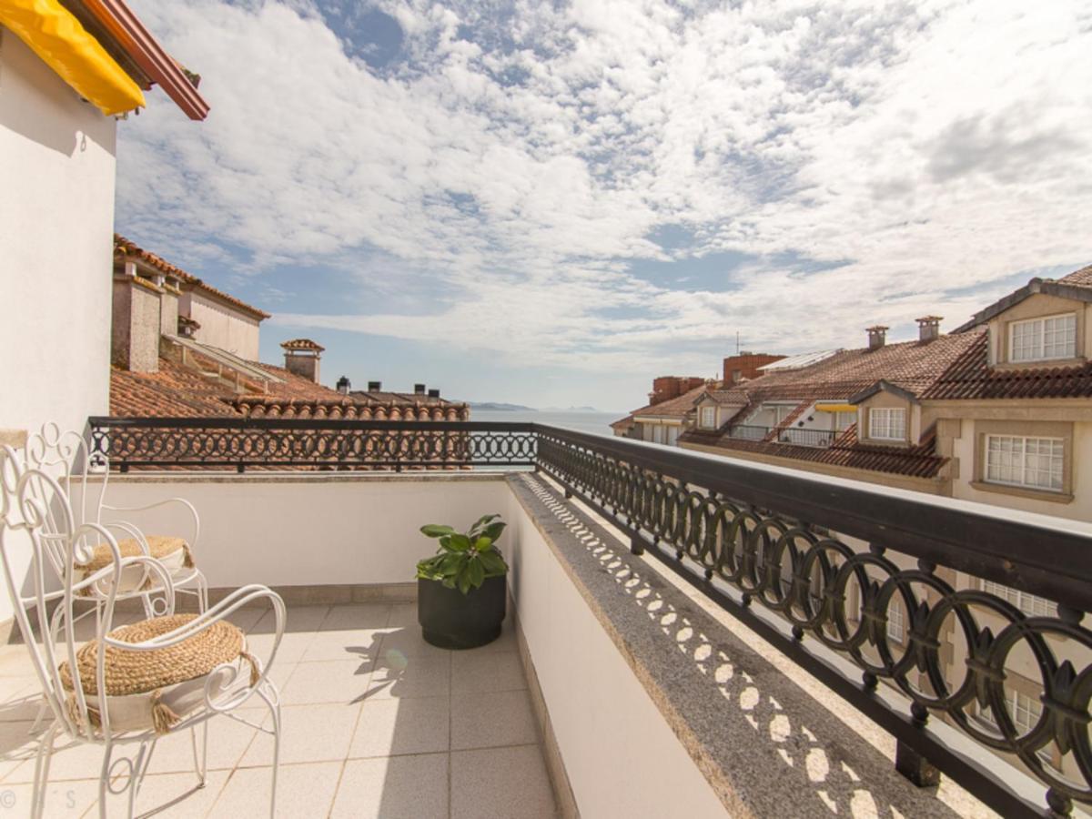 Apartamento Ático con Terraza y Vistas Playa Silgar Sanxenxo Exterior foto